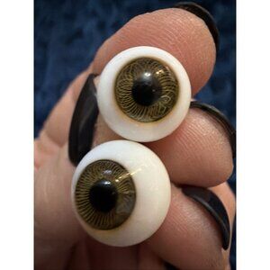 Glass Eyes Brown Reborn Doll Supplies, 12 mm, Beautiful Color
